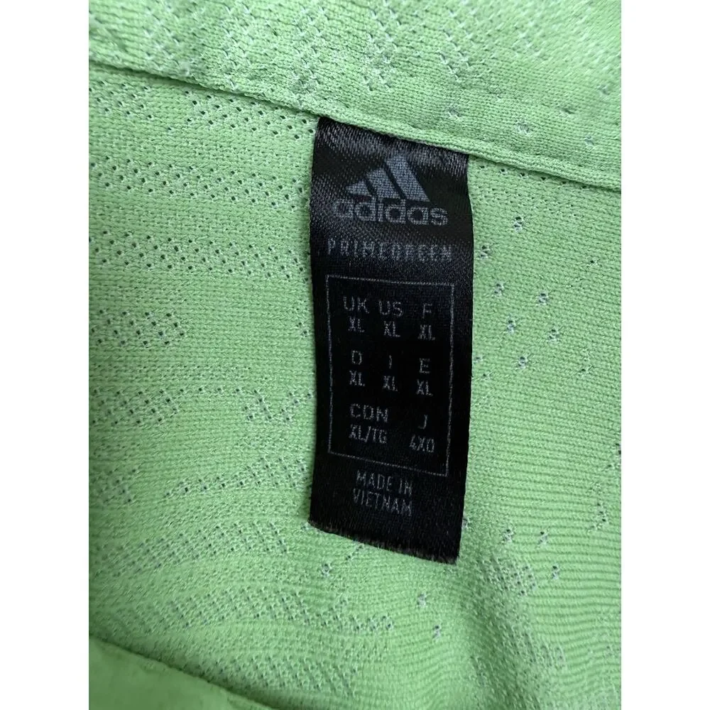 Adidas Golf Polo Shirt XL Green South Padre Island Club Climalite Performance